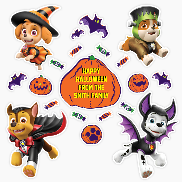 Paw Patrol™ Halloween Decals