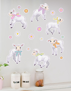 Easter Lamb Decals