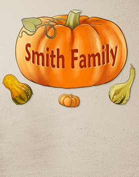 Personalized Pumpkin